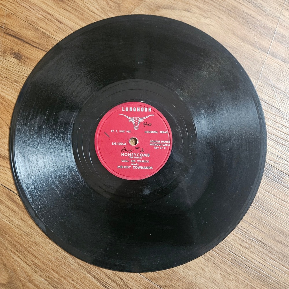 Lester Woytek And The Melody Cowhands – Honeycomb Longhorn  LH-122 78RPM V+/V+